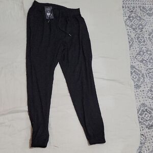 NWT Blue Ice Men's Moisture Wicking Performance Jogger Sweatpants In Black Sz S